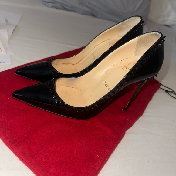 Authentic Christian Louboutin Spiked Heels - Picture 2 of 10